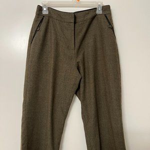 Vintage Green Tweed trousers size 10